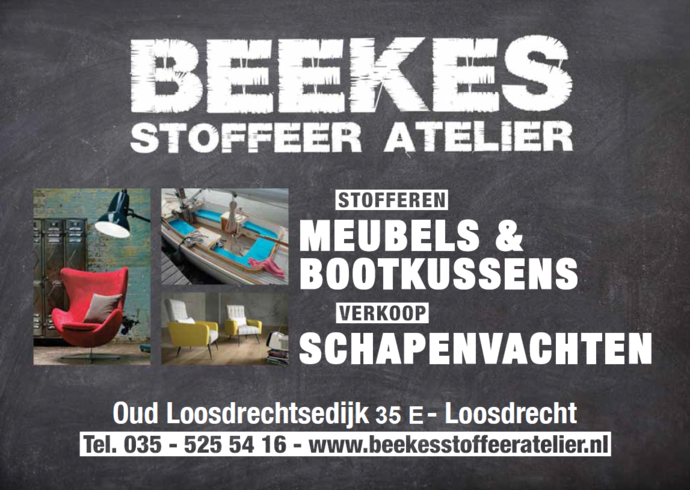 Beekes Stoffeer Atelier stoffeerderij en stoffen winkel
